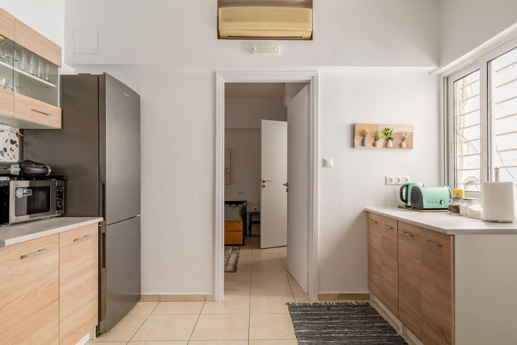 Brand New Bright Modern 6Bdr Apt-1Min To Acropolis Atenas Exterior foto